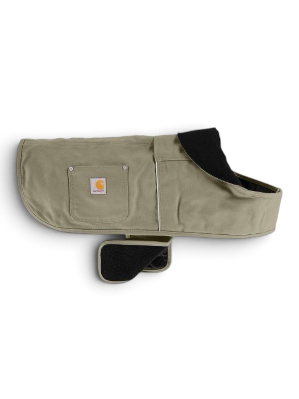 Carhartt Firm Duck Insulated Dog Chore Coat Cotton Olive Green Black Large